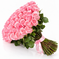 75 Luxury Pink Roses – 80 cm