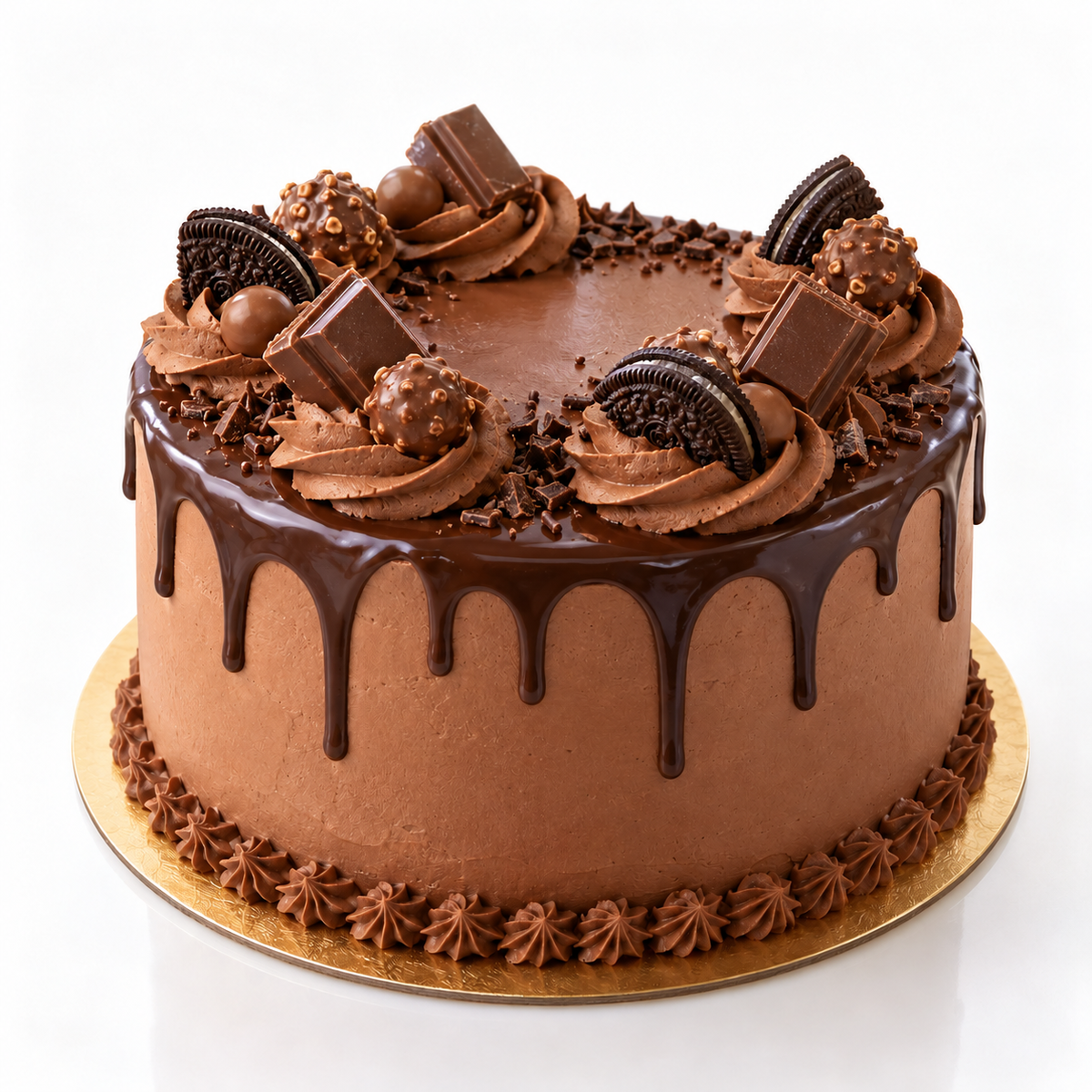 Chocolate Drip Birthday Cake #13