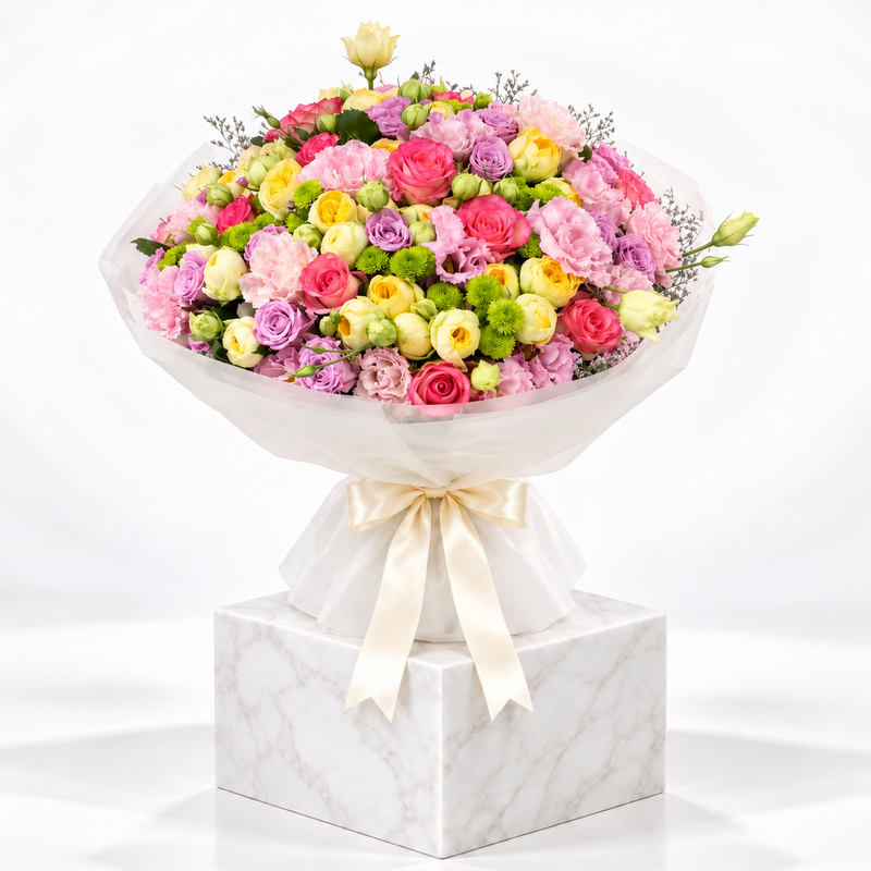 Vibrant floral mix