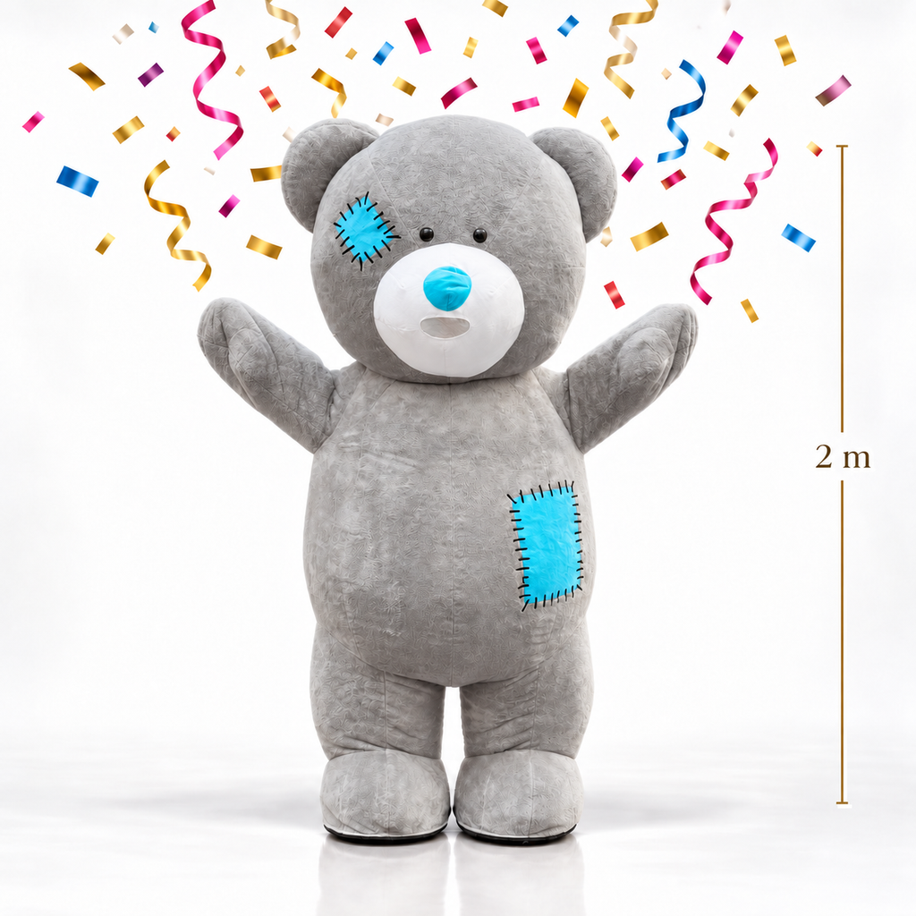 2m Grey  bear