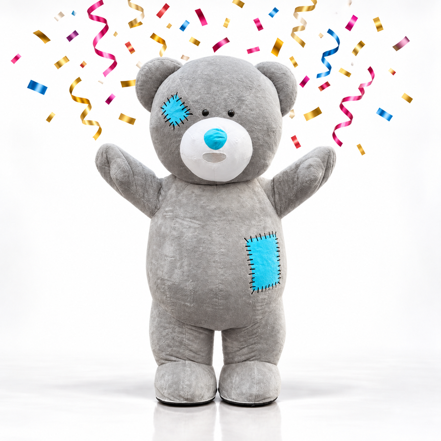 2m Grey  bear